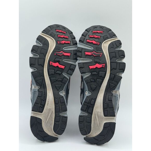 Nike Trail Running Shoes womens  7.5 Black Gray Red Swoosh - Picture 7 of 9